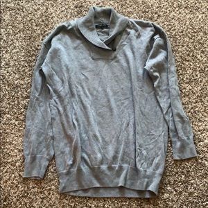 Grey collared sweater